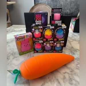 Nee Doh bundle Carrot Squishy Kids Stress Relief